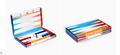 Multicolored acrylic backgammon set 14 inch - personalized game gift for him - Father's Day birthday and housewarming - NYC and nationwide delivery - The Pampered Professional
