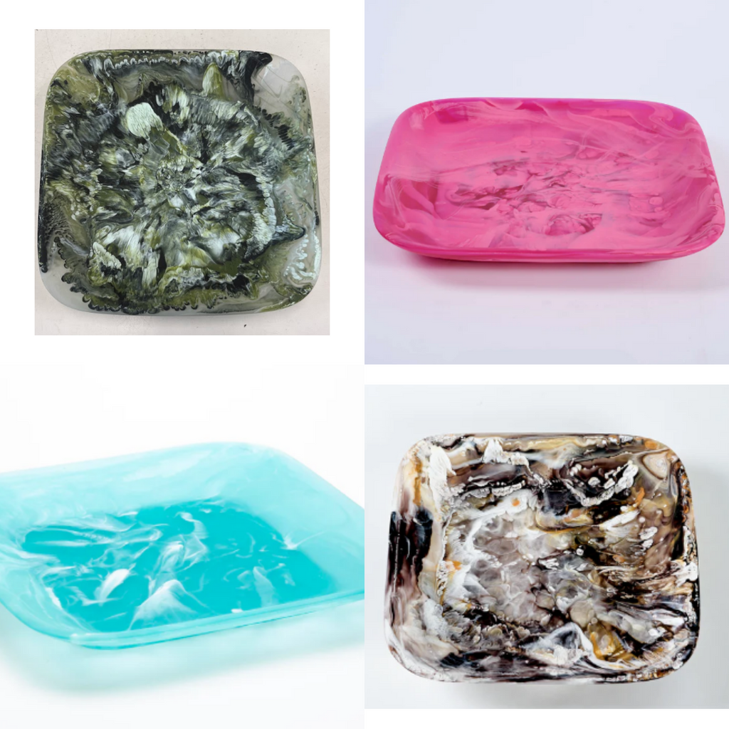 Nashi Home Resin Classical Square Tray