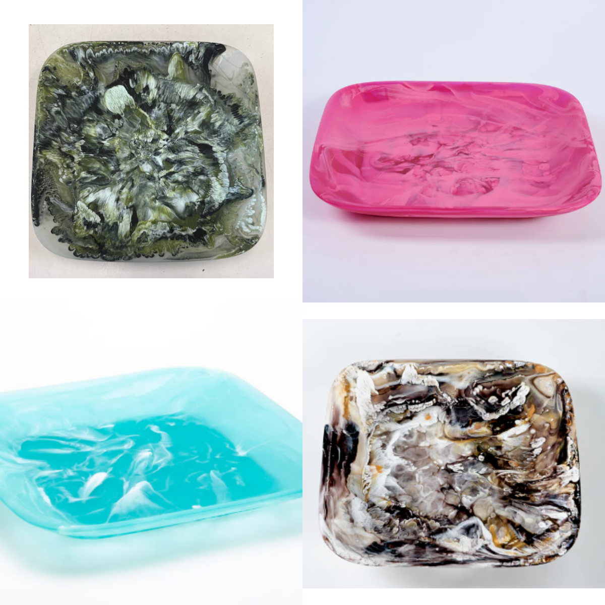 Nashi Home Resin Classical Square Tray