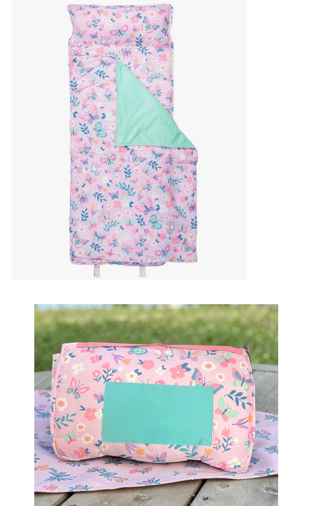 Nap Mat - Pink Butterfly