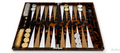 Tortoise shell and gold acrylic backgammon set 18 inch - luxury corporate gift, personalized backgammon board, birthday gift, anniversary gift, holiday gift, Christmas gift, Hanukkah gift, housewarming gift, Father's Day, Mother's Day, graduation gift, Bar Mitzvah gift, staff appreciation, client gift, executive gift, gift for him, gift for her, home office game room decor, New York City gift store, nationwide delivery, The Pampered Professional