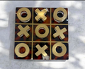 Tortoise shell and gold acrylic Tic-Tac-Toe game - luxury corporate gift, unique birthday gift, holiday gift, housewarming, Father's Day, Mother's Day, staff appreciation, client gift, gift for him, gift for her, home office decor, New York City gift store, nationwide delivery, The Pampered Professional